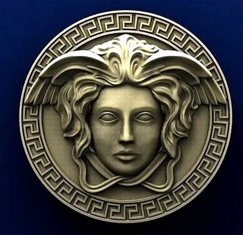 3d model versace lion|Versace Medallion .